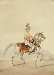 Mamelucco a cavallo, ca 1825