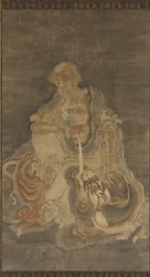 Manjushri seduto su un leone, 1368-1644