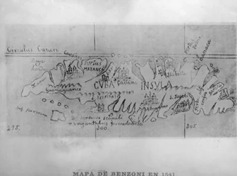Mappa di Benzoni, 1541, anni 1920