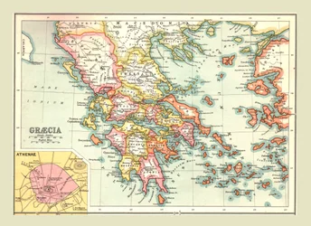 Mappa della Grecia
