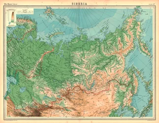 Mappa della Siberia