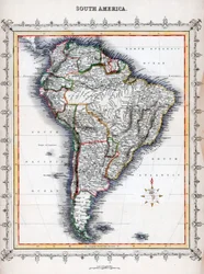 Mappa del Sud America