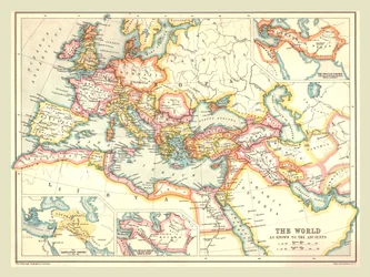 Mappa del mondo antico, 1902
