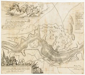 Mappa della battaglia di Narva
