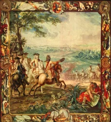 Marlborough nella battaglia di Oudenarde, 1708