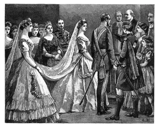 Matrimonio della Principessa Elena e del Principe Cristiano, 5 luglio 1866