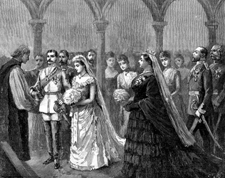 Matrimonio della principessa Beatrice e del principe Enrico di Battenberg, 23 luglio 1885
