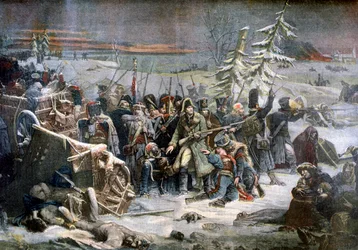 Il maresciallo Ney durante la ritirata dalla Russia, 1812