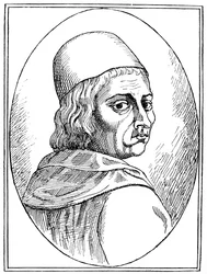 Marsilio Ficino 1433-1499, filosofo umanista italiano, 1882
