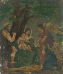 Maria con Bambino tra angeli e San Giovanni Battista