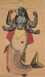 Matsya, Pesce Avatara di Vishnu, 1800s
