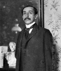 Maurice Barres, giornalista, romanziere e politico francese, 1914