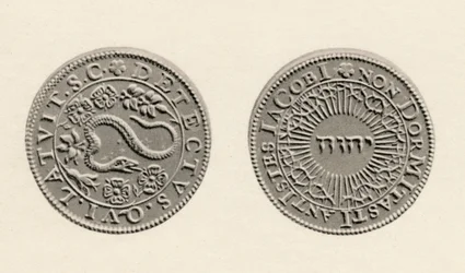Medaglia commemorativa della scoperta della Congiura delle Polveri, 1605, 1904