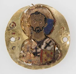 Medaglione di San Giovanni Crisostomo, bizantino, X-XI secolo