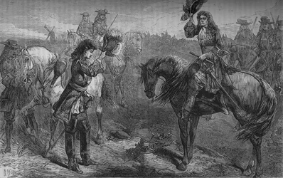 Incontro di Guglielmo III e il Duca di Berwick