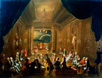Riunione della loggia massonica, Vienna, XVIII secolo