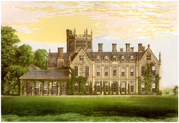 Melbury House, Dorset, casa del Conte di Ilchester, c1880
