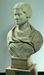 Melitene, sacerdotessa della Madre degli Dei, busto in marmo romano, consacrato nel 162 d.C.