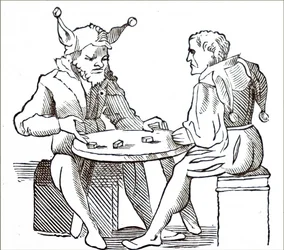 Uomini che giocano a dadi