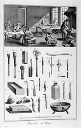 Doratori di metallo, 1751-1777