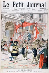 Carro allegorico di metà Quaresima della regina delle regine, 1903