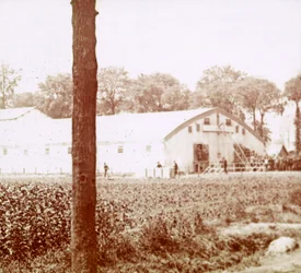 Base militare, Furnes, Fiandre, Belgio, c1914-c1918