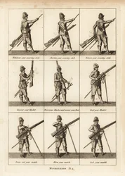 Esercizi militari dei moschettieri