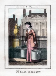 Latte in basso!, Cavendish Square, Londra, 1805