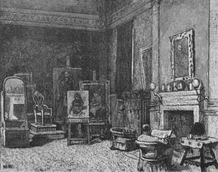 Studio di Millais, 1890