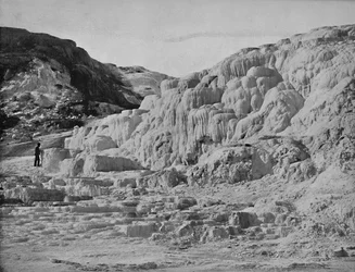 Minerva Terrace, Parco di Yellowstone, c1897