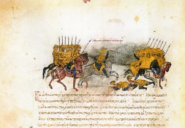 Miniatura dal Madrid Skylitzes, XI-XII secolo