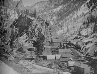 Campo minerario, Nevada, c1897