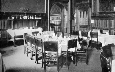Tavolo dei Ministri, Sala da Pranzo della Camera dei Comuni, Palazzo di Westminster, Londra, c. 1905