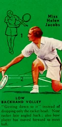 Miss Helen Jacobs - Colpo di rovescio basso