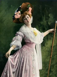 Mlle. Marthe Regnier, ruolo di Jacqueline. - La Passerelle. - Vaudeville, 1904