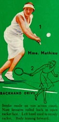 Mme. Mathieu - Colpo di rovescio, c1935