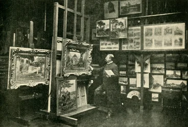 Monsieur Detaille nel suo studio, 1900