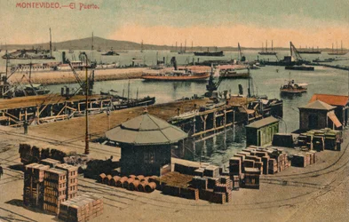 Montevideo - Il Porto, c1900
