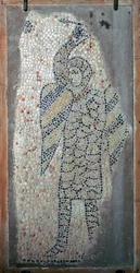 Mosaico di un crociato dalla quarta crociata