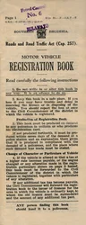 Registro di immatricolazione dei veicoli a motore, 1949