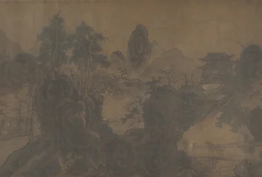 Paesaggio montano, forse XVII secolo