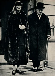 Il signor e la signora Churchill nei primi anni Venti, 1923