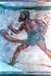 Murale di Mercurio, Pompei, Italia
