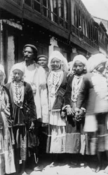 Popolo della Tribù di Collina Musulmana, Chakrata, India, 1917