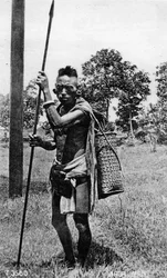 Uomo Naga, India, XX secolo