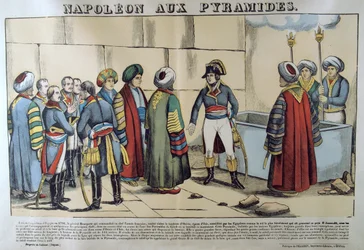 Napoleone alle piramidi, 1798, XIX secolo