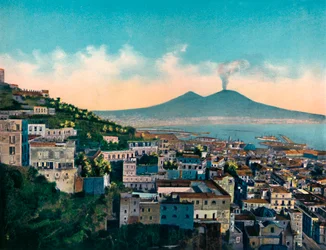 Napoli - Panorama Da Via Tasso, Da Via Tasso, c1900