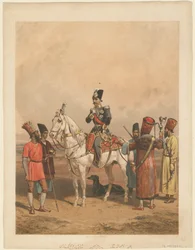Nasser al-Din Shah Qajar, 1831-1896, Shahanshah di Persia, c. 1850