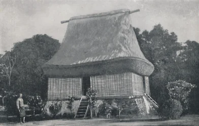 Casa nativa, Isole Fiji, 1923