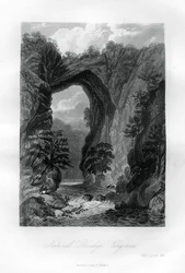 Ponte Naturale, Virginia, USA, 1855